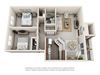 The Lakehouse Apartments The Pier House 3D Floor Plan The Lakehouse Apartments The Pier House 3D Floor Plan